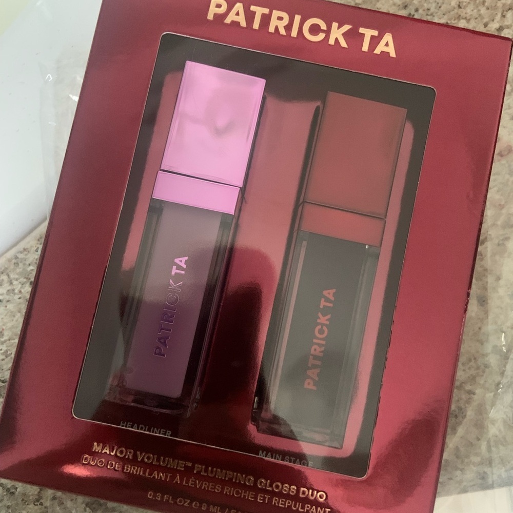 Plumping Gloss Red & pink gloss set Patrick ta makeup casual beauty spring limit